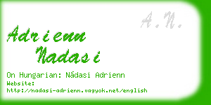 adrienn nadasi business card